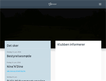 Tablet Screenshot of haderslevgolfklub.dk